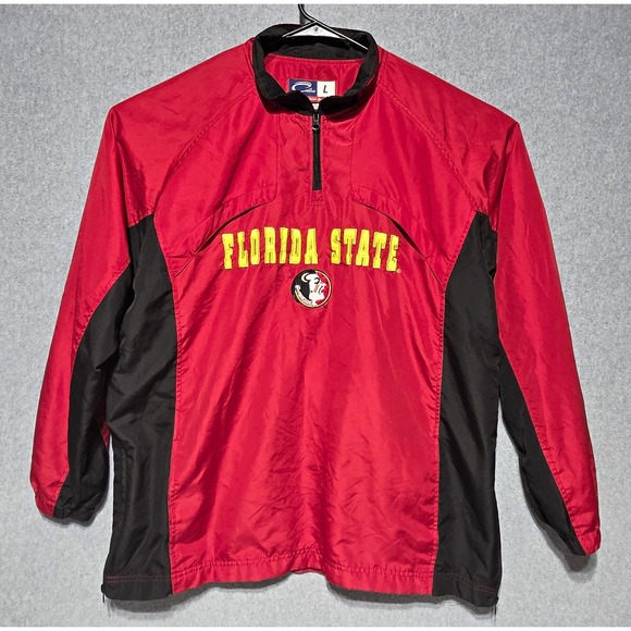 Cadre Athletic Other - Cadre Florida State Seminoles Garnet/Black 1/4 Zip Jacket Size L